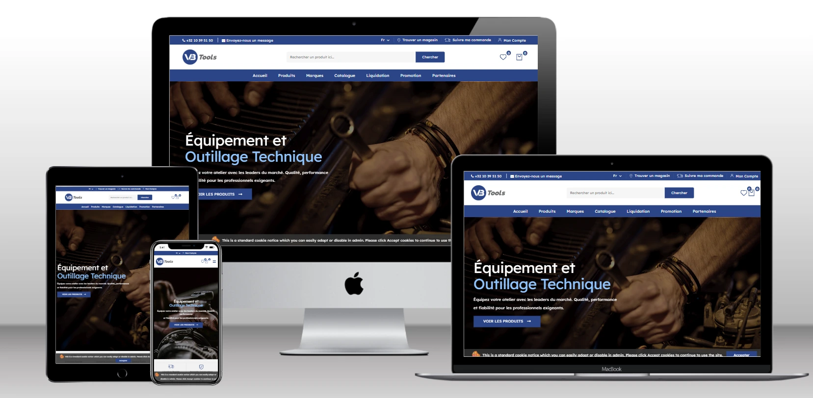 Refonte & Migration E-commerce pour VBTools